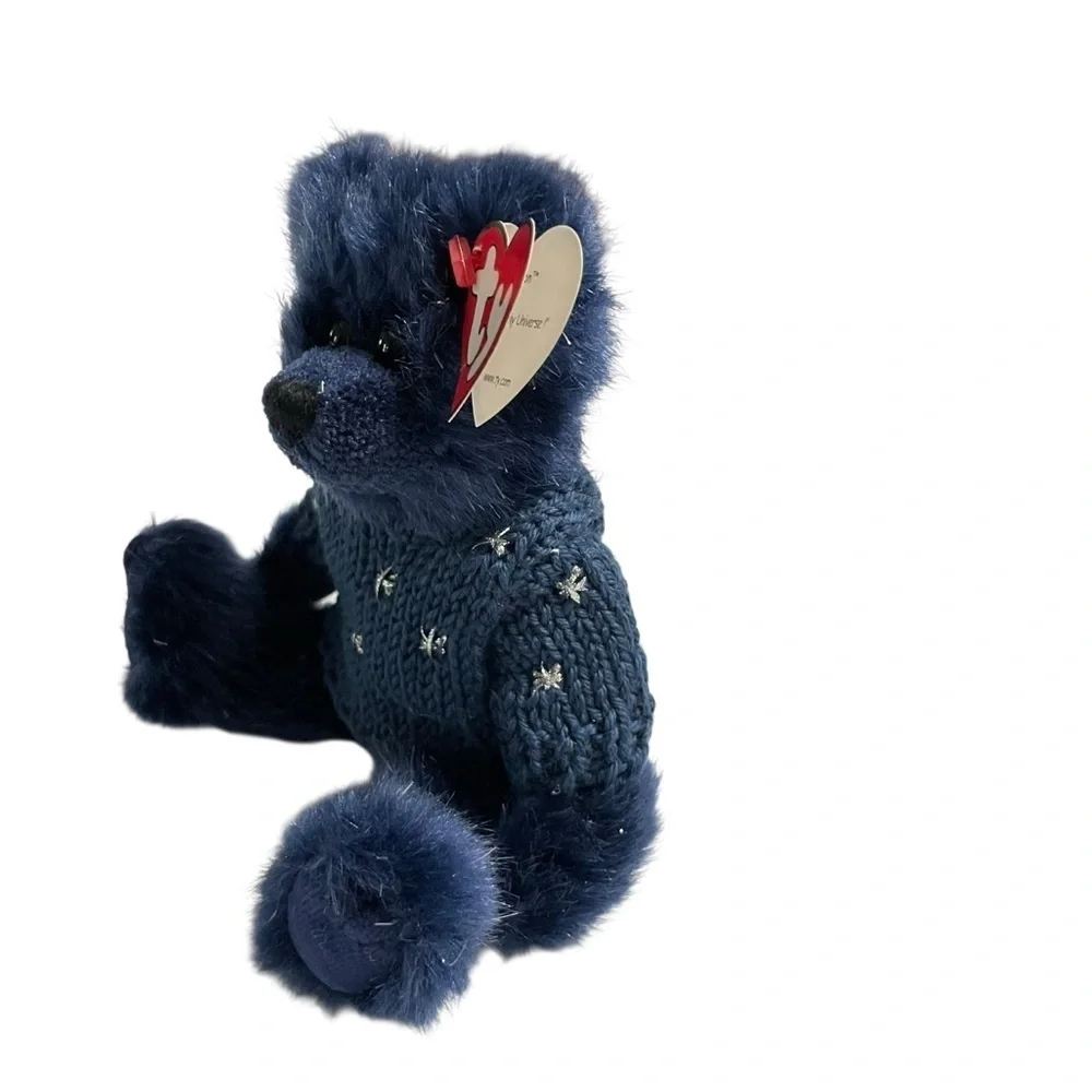 Ty Attic Treasures Orion Blue Bear – Vintage 1993 – With Tags Collectible Plush - Picture 2 of 14